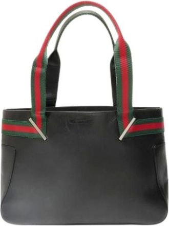 Gucci Pre-owned Tote Bags, female, Black, Size: ONE SIZE Pre-owned Vintage Tote Bag