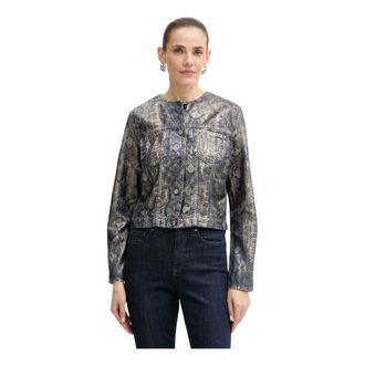 Guess Dames, Jassen, Grijs, Maat: M