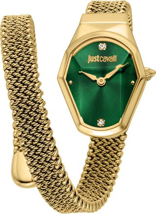 Just Cavalli Womens Snake 316L Stainless Steel Watch