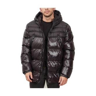 Geox Hooded Down Jacket - Heren - Gewatteerde jassen - Zwart - 2XL - Jassen