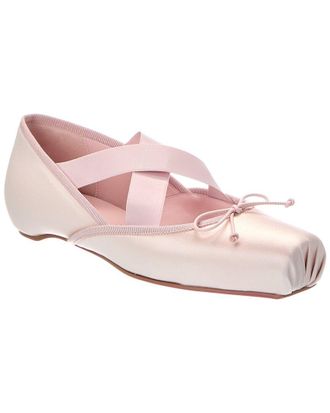 Christian Louboutin Cassiasticina Silk Ballerina Flat