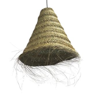 Wonderlamp L&aacute;mpara colgante con pantalla de esparto 100% ecol&oacute;gico &oslash;30cm