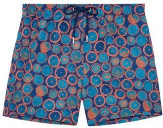 HOM Trapani Beach Boxer in Navy Print at Nordstrom, Size Xx-Large