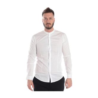 Daniele Alessandrini Heren, Overhemden, Wit, Maat: 2XL Katoen