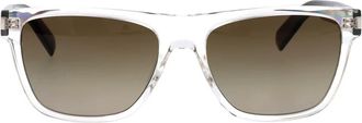 Saint Laurent Fashion Zonnebril - Heren - Zonnebrillen - Grijs - 56 MM - Accessoires