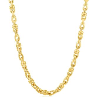 Pompeii3 Mens 14k Gold (74gram) or Platinum (139gram) 5.5mm Link Chain Necklace 20