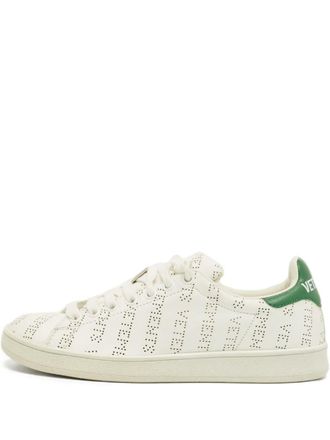 VETEMENTS perforated low-top sneakers - White