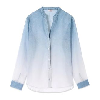 Oltre Overhemden, Dames, Blauw, 3Xs, Shirts