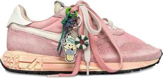 Autry Reelwind Low Nylon And Suede Sneakers With Charms Shoes