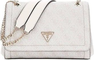 Guess crossbody tas Noelle met logoprint ecru