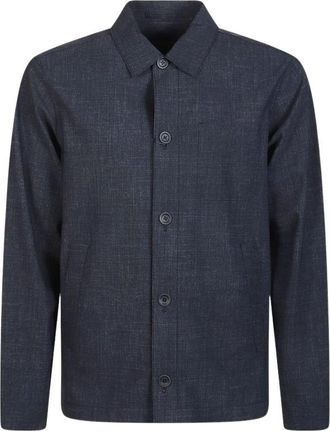Herno Gi 000602U - 12880S.9200 Bust Jacket - Heren - Casual Overhemden - Blauw - XL - Overhemden