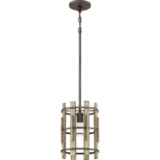 Loops 1 Bulb Mini Ceiling Pendant Light Fitting Rustic Black LED E27 100W Bulb