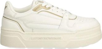 Emporio Armani Emporio Armani Ea7, Dames, Schoenen, Beige, Maat: 40 2/3 EU Leer