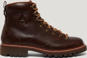 Belstaff Butler Boot Mens Polished Leather Chestnut Size UK 8