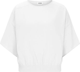 Drykorn Drykorn, Round-neck Knitwear, female, White, Size: XS Womens Pullover Knit T-Shirt