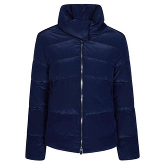 Pinko Mirco Caban - Dames - Winterjassen - Blauw - L - Polyester - Jassen