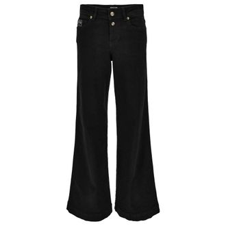 Versace Jeans Couture Broek Zwart - Dames - Loose Fit Jeans - Zwart - W28 - Denim - Jeans