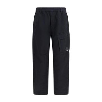 C.P. Company C.P. Company - Pantalones Cargo con Detalle de Lente - Trousers - Hombre - Negro - L