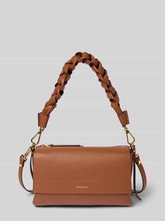 Coccinelle Shoulder Bag mit Logo-Print Modell Boheme in Cognac, Größe 1