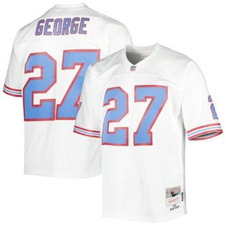 Mitchell & Ness Mens Mitchell & Ness Eddie George White Houston Oilers 1996 Legacy Replica Jersey at Nordstrom, Size Small