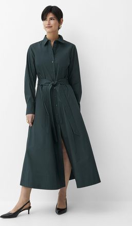 Contemporaine Womens Belted plain shirtdress