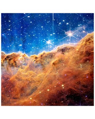 Empire Art Direct Mountains Of The Carina Nebula Ii Free-Floating Reverse Printed Tempered Glass Wall Art