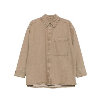 By Malene Birger Dames, Blouses & Shirts, Beige, Maat: XS Katoen