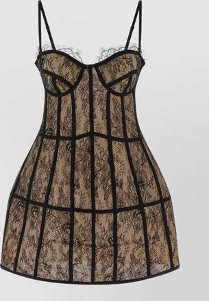 Giuseppe Di Morabito lace mini dress
