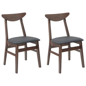 vidaXL Sillas De Comedor 2 Pcs Marr&oacute;n Claro 42 X 47.5 X 81 Cm Vidaxl