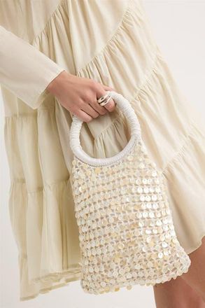 Merlette Maris Shell Bag in Ivory at Nordstrom