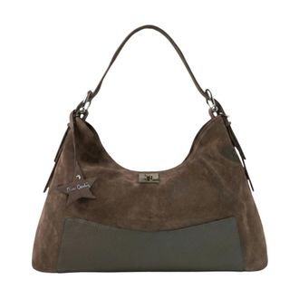 Pierre Cardin Schoudertas - Dames - Tassen - Bruin - Maat: ONE Size Leer