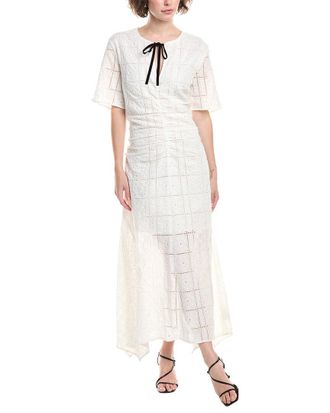 Ganni Ganni Light Anglaise Maxi Dress