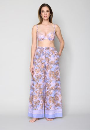 Joop Bikini-Hose JOOP Palmeras Beach, Damen, Gr. 34, N-Gr, palm aop, Obermaterial: 83% Polyamid, 17% Elasthan, Badehosen Bikini-Hose