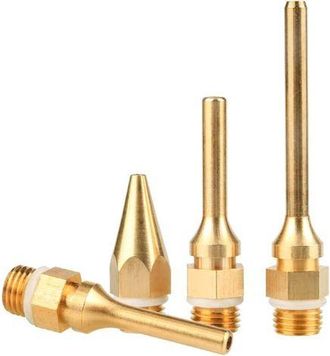 OEM Kit De Boquillas De Cobre Para Pistola De Pegamento, 4 Boquillas Intercambiables Para Pistola De Pegamento Caliente