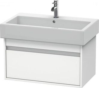 Duravit Ketho Mueble Lavabo De Pared 6687, 1 Extra&iacute;ble, 750mm, - Duravit