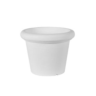 OEM Rosa 75 Macetero Redondo Y R&uacute;stico De Interior Y Exterior Para Plantas Y Flores Muy Resistente Al Paso Del Tiempo. Hecho De Polietileno En Espa&ntilde;a - Bl