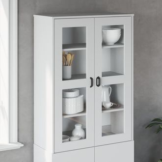vidaXL Aparador Superior Viken Madera De Ingenier&iacute;a Blanco Vidaxl