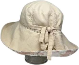 Balenciaga Pre-owned Vintage Hoed - Dames - Vintage Accessoires - Beige - ONE Size - Polyester - Vintage