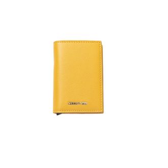 Cerruti yellow Calfskin Men Mens Wallet