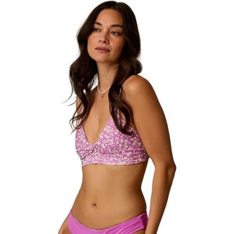 Carve Designs Elba Jade Texture Bralette Top for Water Sports in Fleur at Nordstrom, Size Medium