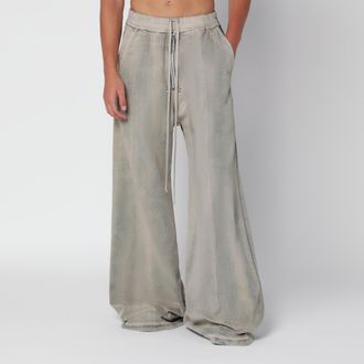 Rick Owens Oversized shirt in mineral grey washed denim