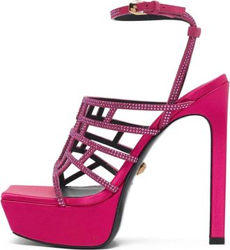Versace Sandali con plateau 140mm - Rosa