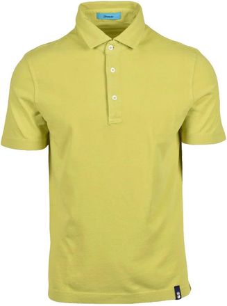 Drumohr Acid Green Cotton Polo Shirt