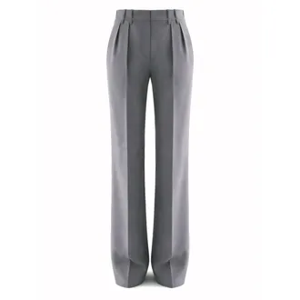 Jil Sander Broeken, Dames, Grijs, M, Straight Broeken