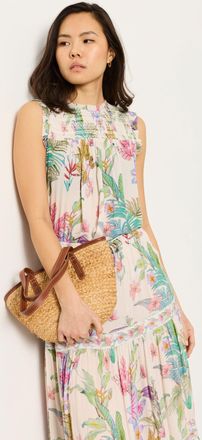 Fat Face FatFace Elle Ivory Tropical Petite Blouse