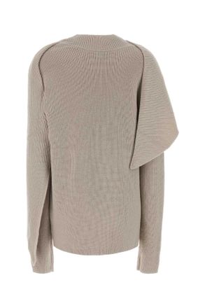 Entire studios Womens Sand Wool Sweater Soy Exterior: Merino Maglieria