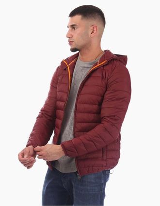 Aquascutum Mens Puffer Jacket - Red - Size: Regular/36
