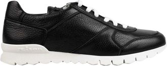 Kiton Sneakers - Heren - Sneakers - Zwart - 41 EU - Leer - Schoenen