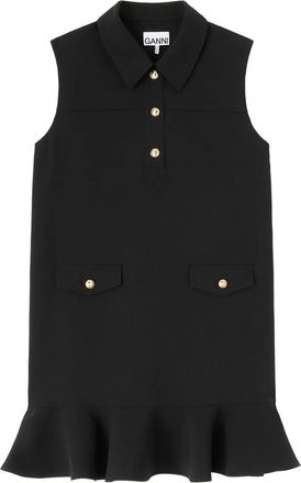 Ganni Dress With Ruffles