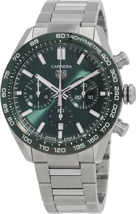 Tag Heuer Carrera Chronograph Automatic Green Dial Unisex Watch CBN2A1N-BA0643